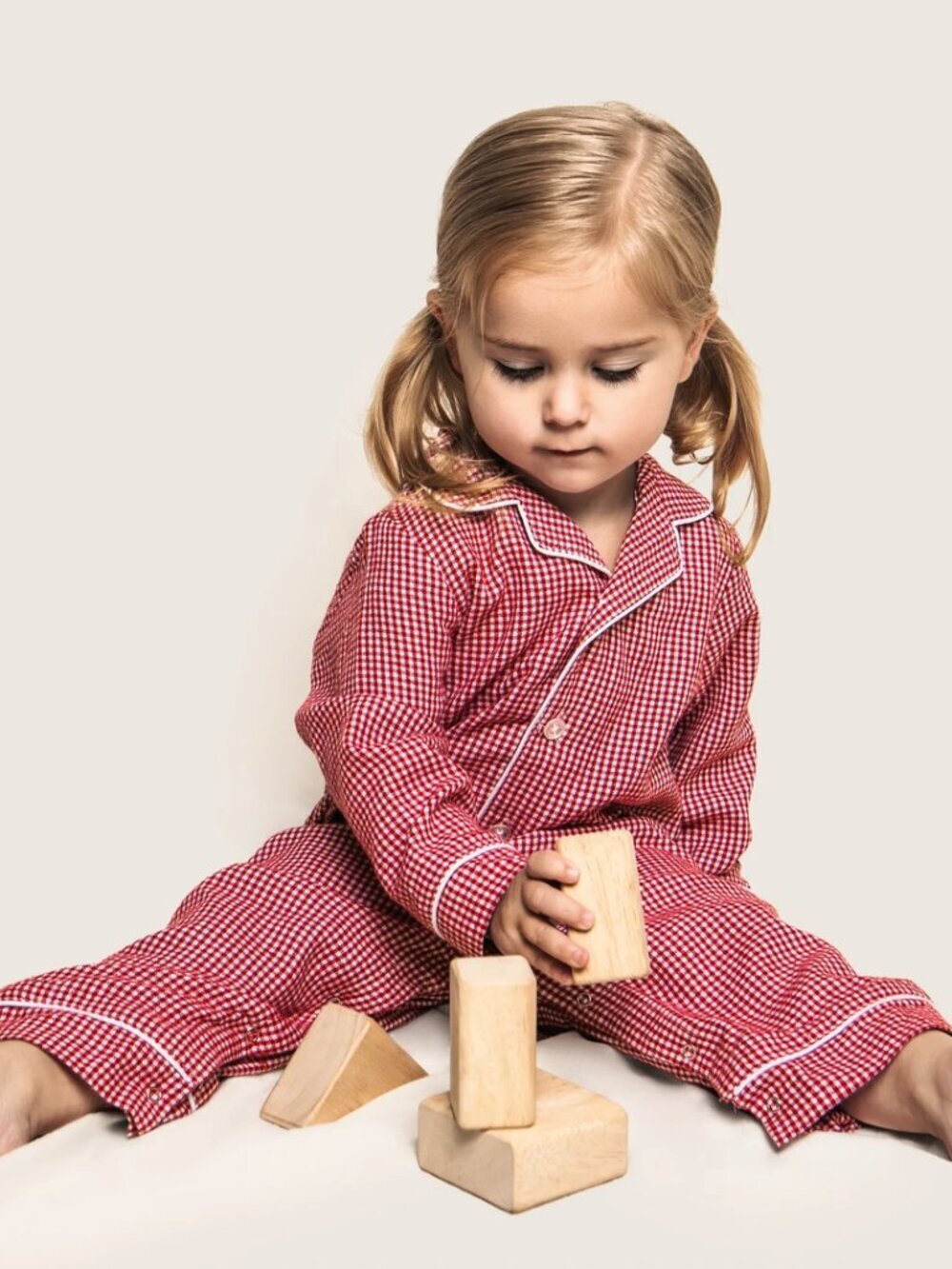 PETITE PLUME Gingham and Plaid Holiday Rompers (Bundle) Size 18/24 Months - Picture 2 of 6